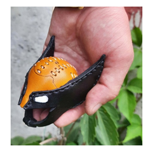 Выкройка брелока «Рассомаха»/Pattern PDF leather Keychain «Wolverine»