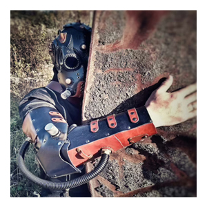 Выкройка наручи стимпанк/Pattern PDF leather Steampunk/Dieselpunk armor hand