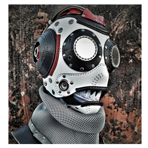 Выкройка PDF маска V49/Pattern PDF steampunk leather mask V49