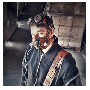 Выкройка PDF маска в стиле Стимпанк / Pattern PDF Steampunk mask V1