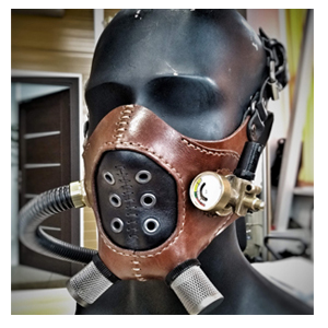 Выкройка PDF маска V12/Pattern PDF leather Steampunk/Dieselpunk mask V12