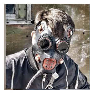 Выкройка PDF стимпанк V16/Pattern PDF leather Steampunk/Dieselpunk mask V16