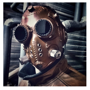 Выкройка PDF маска в стиле стимпанк V4/Pattern PDF leather Steampunk V4