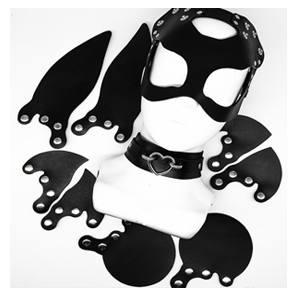 Выкройка PDF  женская маска сменные ушки/Pattern pdf leather woman mask with rplaceable ears (cat, rabbit, Mickey Mouse) (V43)