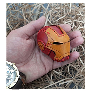 Выкройка «Железный человек»/Pattern PDF leather Keychain «Iron Man»