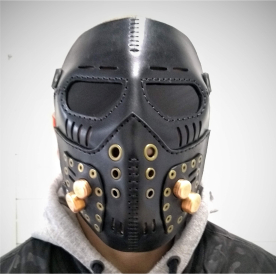 Выкройка PDF стимпанк маска V 18/Pattern PDF leather Steampunk/Dieselpunk mask V18