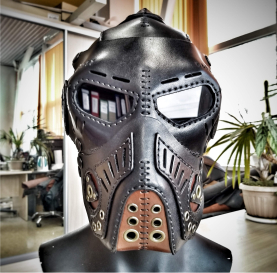 Выкройка PDF маска стимпанк V19/Pattern PDF leather Steampunk/Dieselpunk mask V19