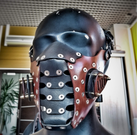 Выкройка PDF стимпанк маска V20/Pattern PDF leather Steampunk/Dieselpunk mask V20