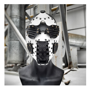 Выкройка PDF стимпанк/дизельпанк маска/Pattern PDF leather Steampunk/Dieselpunk mask V29