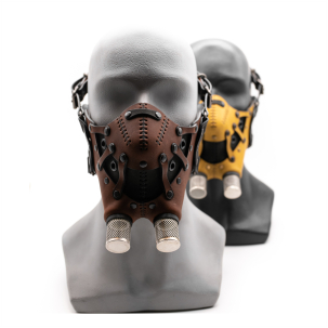 Выкройка маска стимпанк/дизельпанк PDF/Pattern PDF leather Steampunk/Dieselpunk mask V33